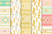 Digital Paper Navajo Set 03, a Pattern Graphic by Maishop (Thumbnail 2 of 3)
