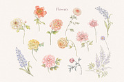 Valley Dreams Vintage clipart, a Decorative Illustration by Ekaproeka (Thumbnail 2 of 7)