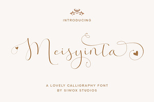 Meisyinta - A Romantic Font