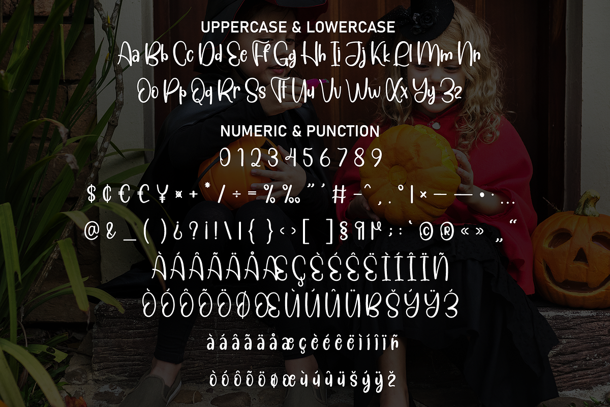 Halloween School | Script Font, a Handwritten Font by Scratchones (Photo 7 of 8)