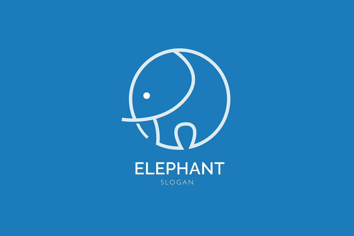 Simple elephant logo, icon symbol, a Branding & Logo Template by Logocreative (Photo 2 of 3)