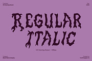 CS Snoring Drawn, a Blackletter Font by Craft Supply Co. (Thumbnail 4 of 8)