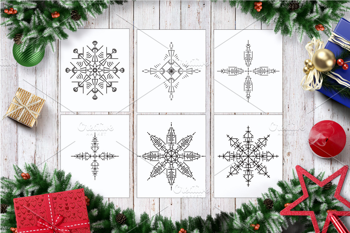 Christmas set of cards, a Decorative Illustration by Dukesn (Photo 4 of 9)