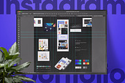 9 Part Grid - Instagram Portfolio, a Social Media Template by Milktoast (Thumbnail 4 of 4)
