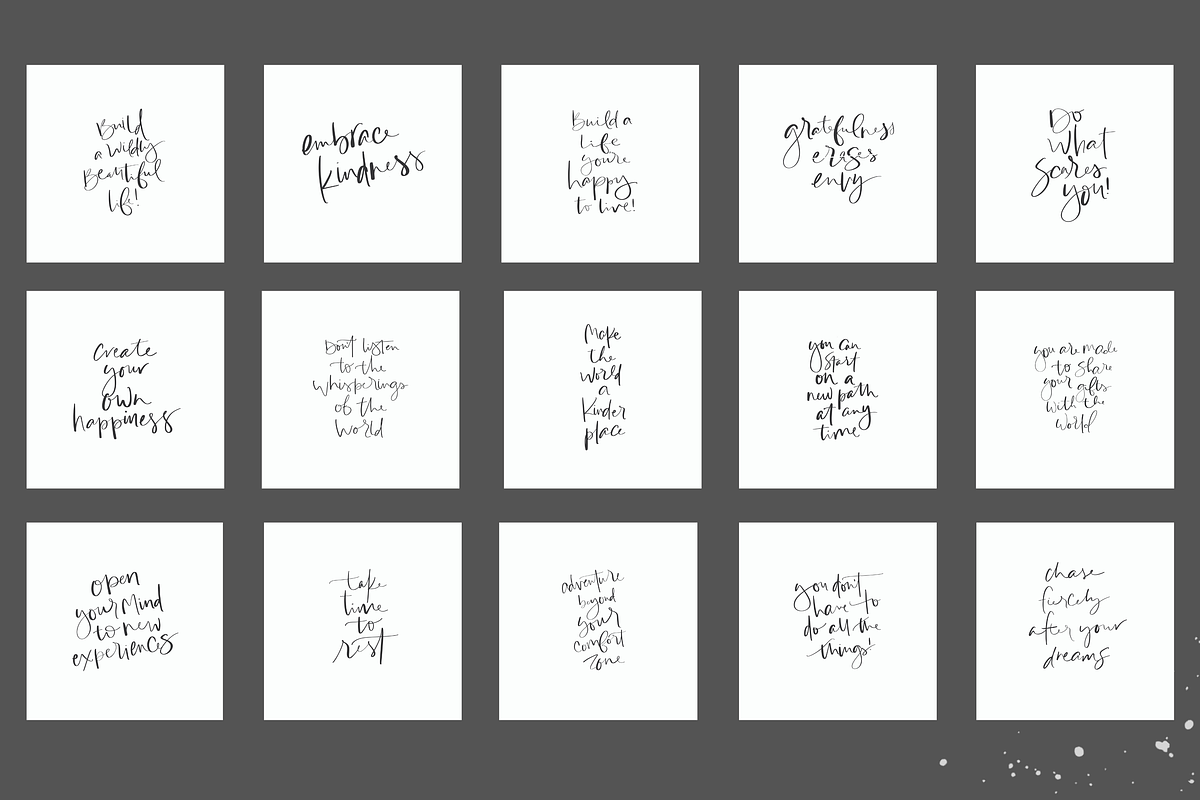 Handwritten Quotes, a Templates & Theme by Just Like White Creative (Photo 9 of 9)