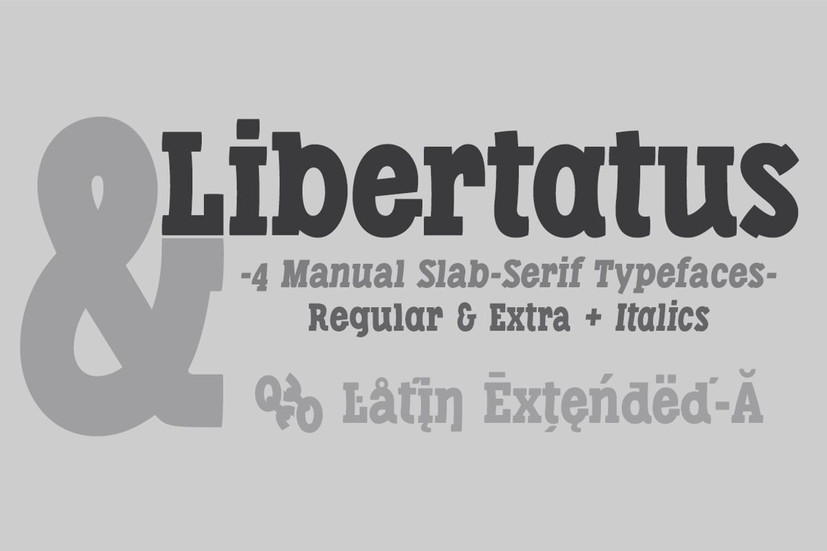 Libertatus fonts preview 2