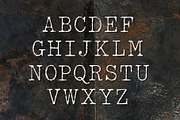 Yestertype Classic grunge typewriter, a Serif Font by HypeWorksCo (Thumbnail 11 of 12)
