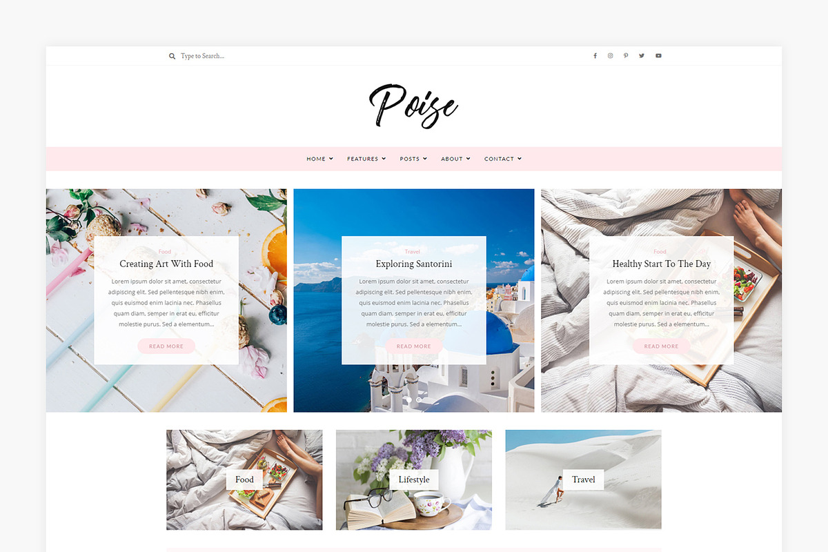 Poise - WordPress Blog Theme, a WordPress Template by Lucid Themes (Photo 3 of 6)