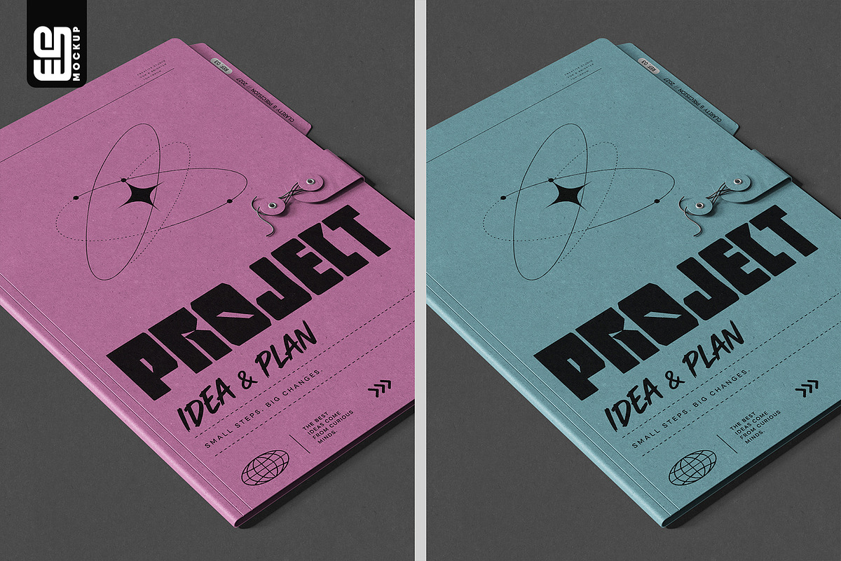 Tab Folder with String Tie Mockup, an Advertising Mockup by SD Mockup (Photo 4 of 5)