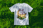 Kawaii Bunny Alien Clipart, an Animal Illustration by Blumensdiary (Thumbnail 5 of 7)