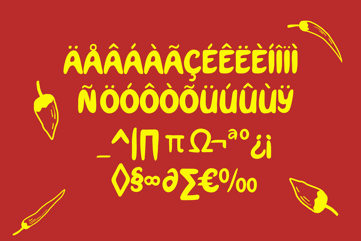 Superspicy Decorative Display Font, a Handwritten Font by Pokal Studio (Photo 5 of 6)