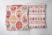 SCANDINAVIAN EASTER EGGS. Vector Set, an Animal Illustration by Irina Skaska (Thumbnail 3 of 9)