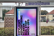 Warsaw Citylight Ad Bus Stop 12 v2, an Advertising Mockup by Graphic Shelter (Thumbnail 3 of 8)