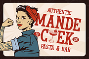Rustero - Western Food Font, a Slab Serif Font by Pandeka Studio (Thumbnail 2 of 9)