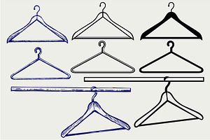 Clothes Hangers SVG