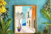 Mediterranean Spring Digital Papers, an Object Illustration by Fusion Dream (Thumbnail 5 of 9)