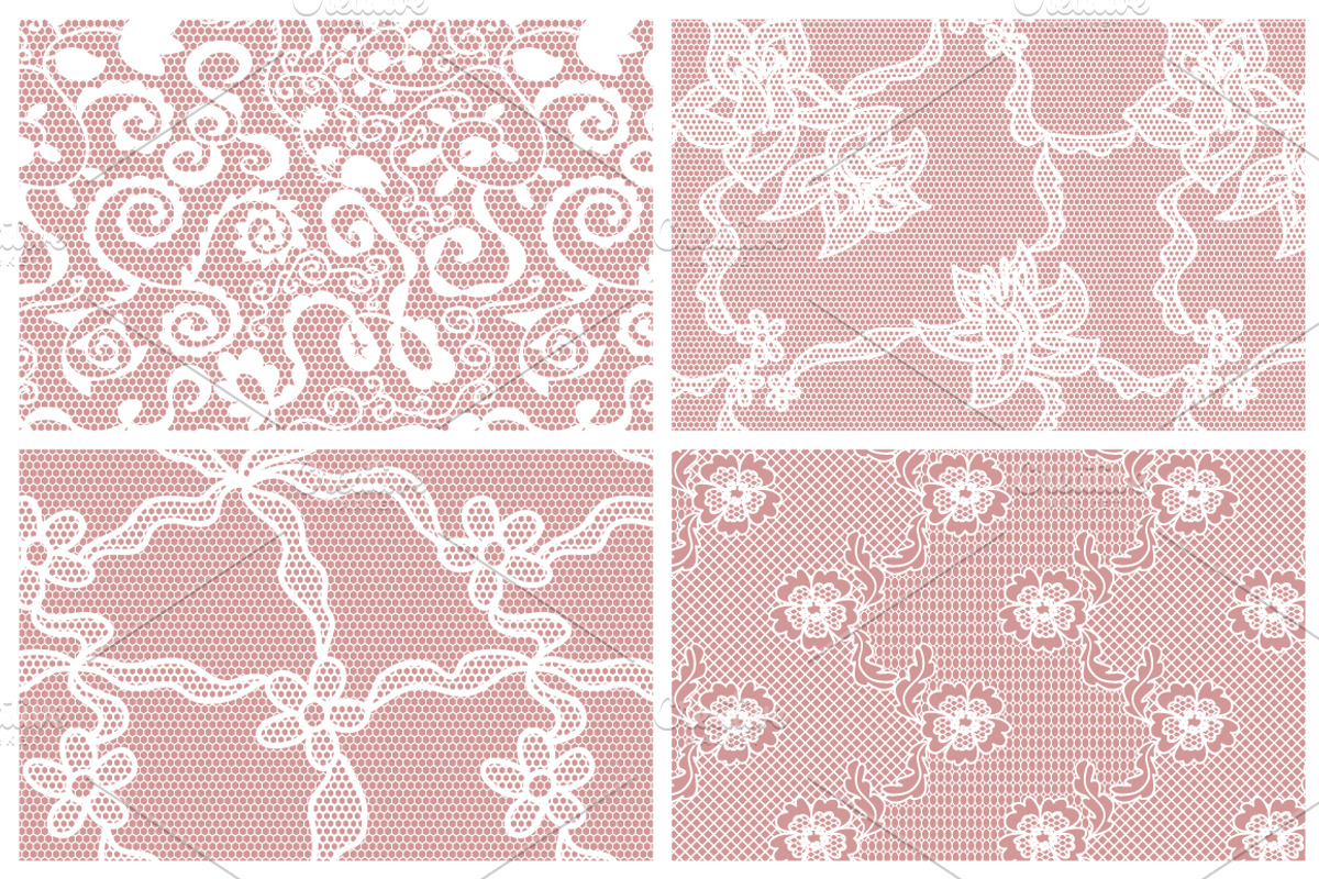 16 Lacy vector seamless patterns, a Pattern Graphic by tamara.comotomka (Photo 6 of 6)