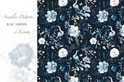 watercolor Blue flowers, Patterns, a Decorative Illustration by Lisima (Thumbnail 13 of 14)