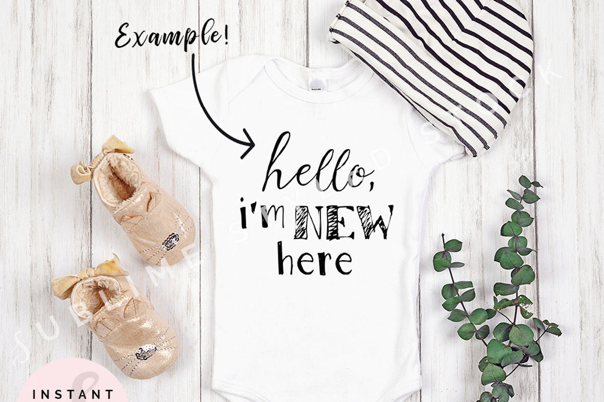 Onesie Mockup Bundle, Baby Bodysuit, an Apparel Mockup by SUBLIME Styled Stock (Photo 17 of 17)