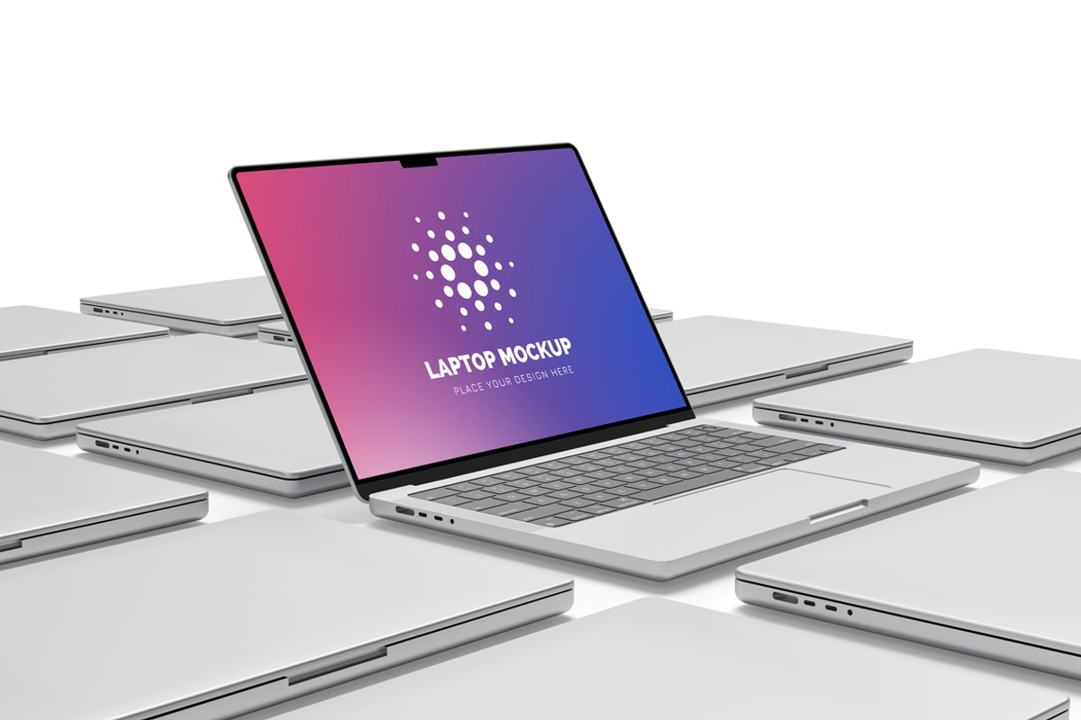 Realistic Laptop Mockup, a Mac Mockup by Graphic Deal (Photo 7 of 7)