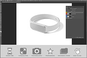 Fitness Band Three-quarter View PSD, a Product Mockup by Bruno's Shop (Thumbnail 2 of 3)