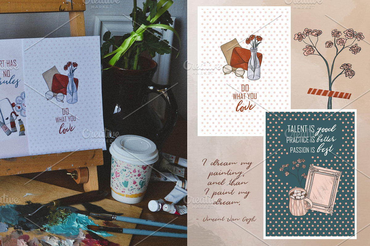 Artist collection. Art supplies, an Illustration by Scarlet Heath Art (Photo 12 of 15)