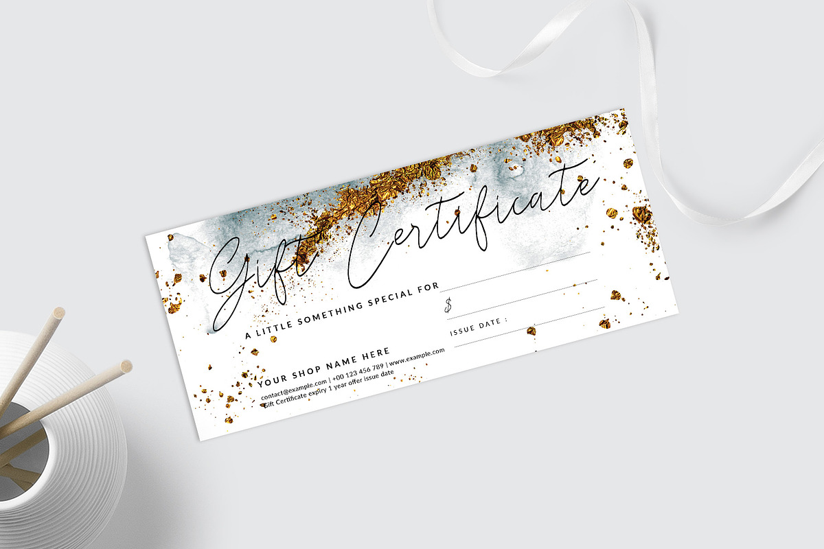 Gift Certificate, a Card Template by Amit Debnath (Photo 6 of 6)