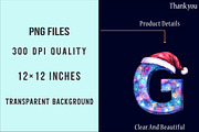 Christmas Alphabet Png Bundle_02, an Illustration by SinaCreation (Thumbnail 6 of 7)