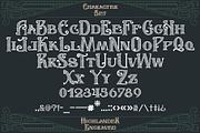 Highlander, a Font by Drizy (Thumbnail 10 of 12)