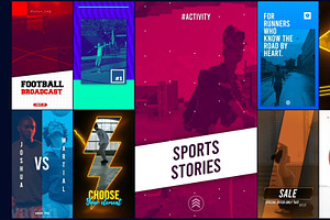 Sports Stories for After Effects, a Templates & Theme by 2dfx