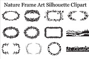 Decorative Nature Frame Silhouette, a Graphic by BIPLOB EXPERT (Thumbnail 1 of 13)