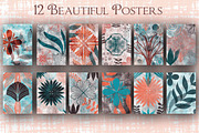 Mixed Media Vintage Wall Posters, a Texture Graphic by Luna Y Mar (Thumbnail 2 of 7)
