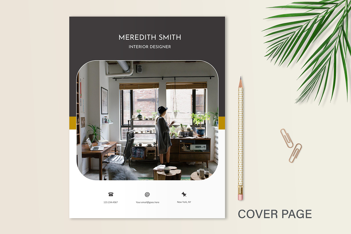 Interior Designer Resume Portfolio, a Resume Template by Stanin Studio (Photo 4 of 10)