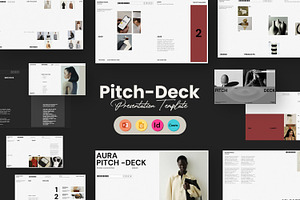 Aura Pitch Deck Presentation, a Presentation Template by Studio Industry