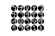 Collection of desk lamps outlining, an Object Graphic by pikepicture (Thumbnail 1 of 3)