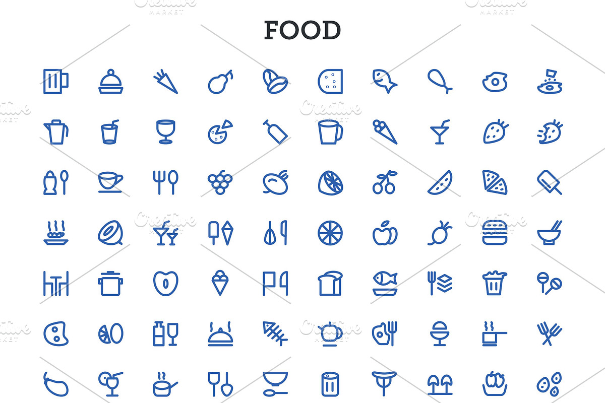 5000+ Bold Outline Icons Bundle, an Outline Icon by Vectors Market (Photo 3 of 11)
