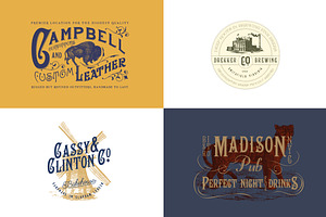 32 Vintage Logo Templates Vol. 2