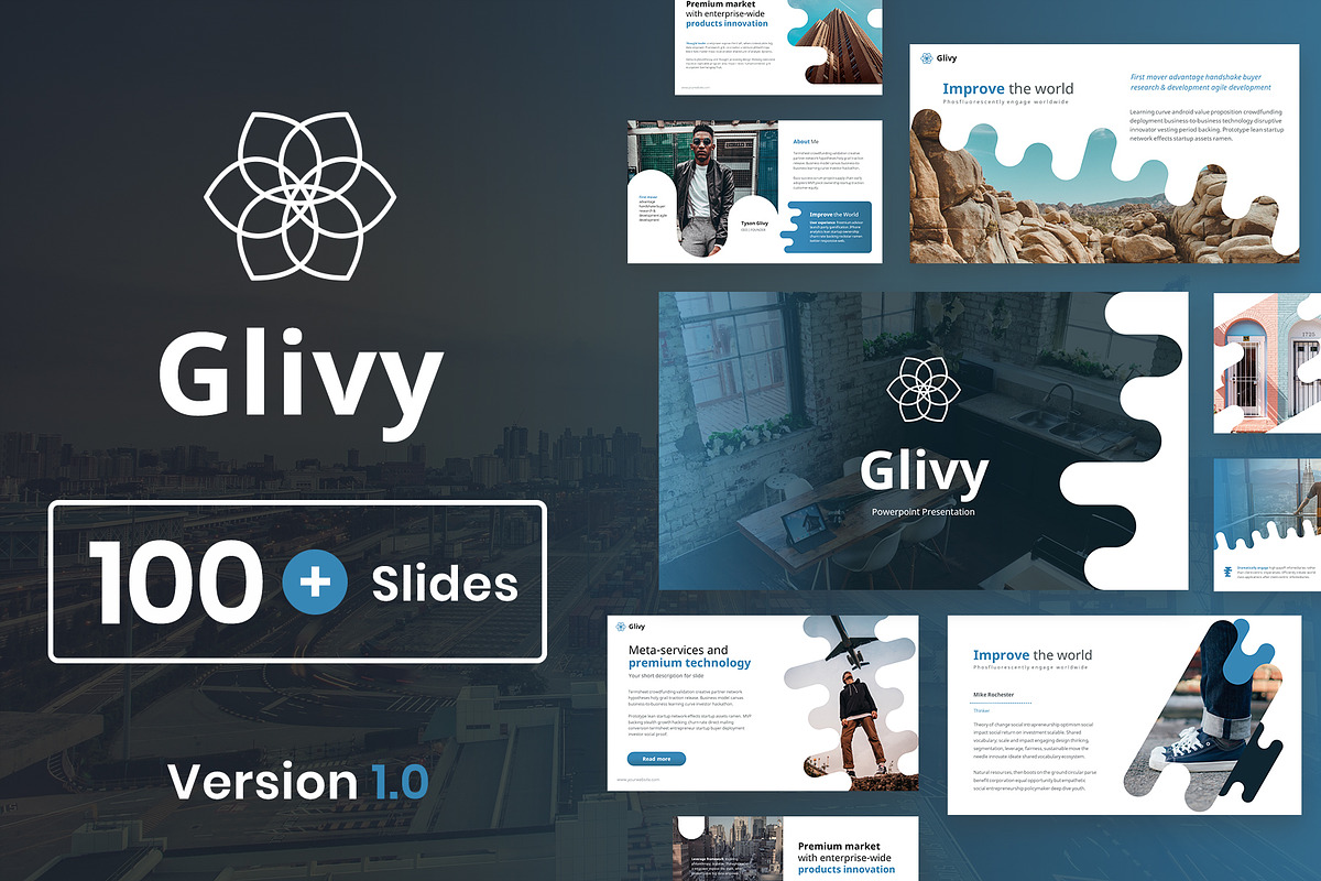 Colossal PowerPoint Templates Bundle, a Presentation Template by Reshapely (Photo 14 of 17)