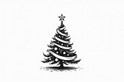 Festive Christmas Tree Silhouette Bu, an Illustration by Artivon (Thumbnail 9 of 21)