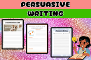 Persuasive writing prompts organizer, a Templates & Theme by Premium Digital Templates (Thumbnail 1 of 3)