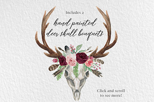 Rustic Watercolor Floral Design Kit