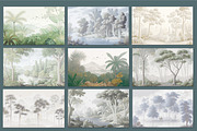 Abstract Forest Art Wallpaper Set, an Illustration by fei long (Thumbnail 9 of 10)