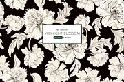 Midnight Blossom, a Background Graphic by HannaStudio (Thumbnail 1 of 10)