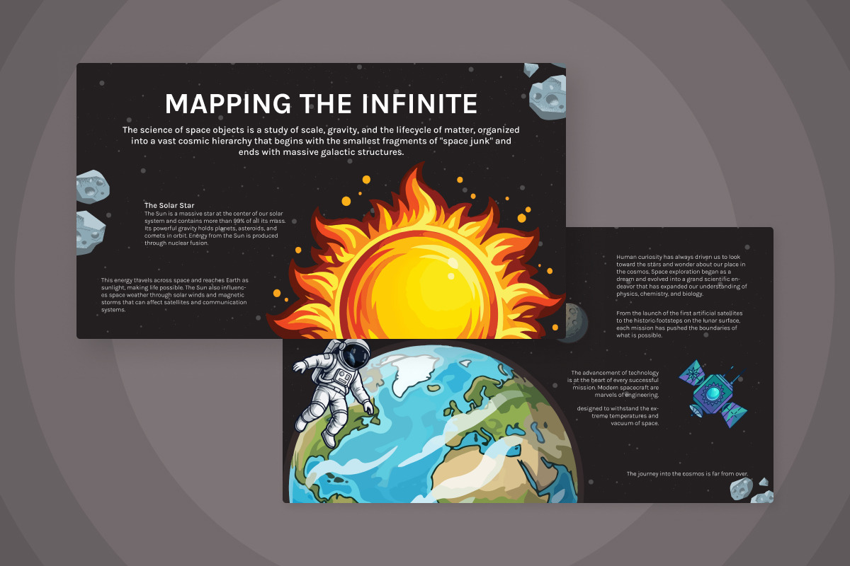Cosmos Objects Science Infographics, a Presentation Template by productype1 (Photo 5 of 5)
