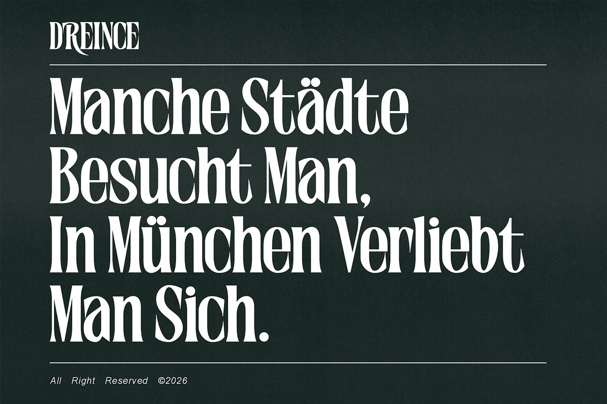 Dreince - Classic Condensed Serif, a Serif Font by Bentype Studio (Photo 4 of 7)