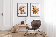 Whimsical Fall Autumn Bunny Clipart, a Seasonal Illustration by Canvas Craft (Thumbnail 7 of 10)