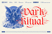 Strata magic Typeface, a Blackletter Font by alit design (Thumbnail 13 of 17)