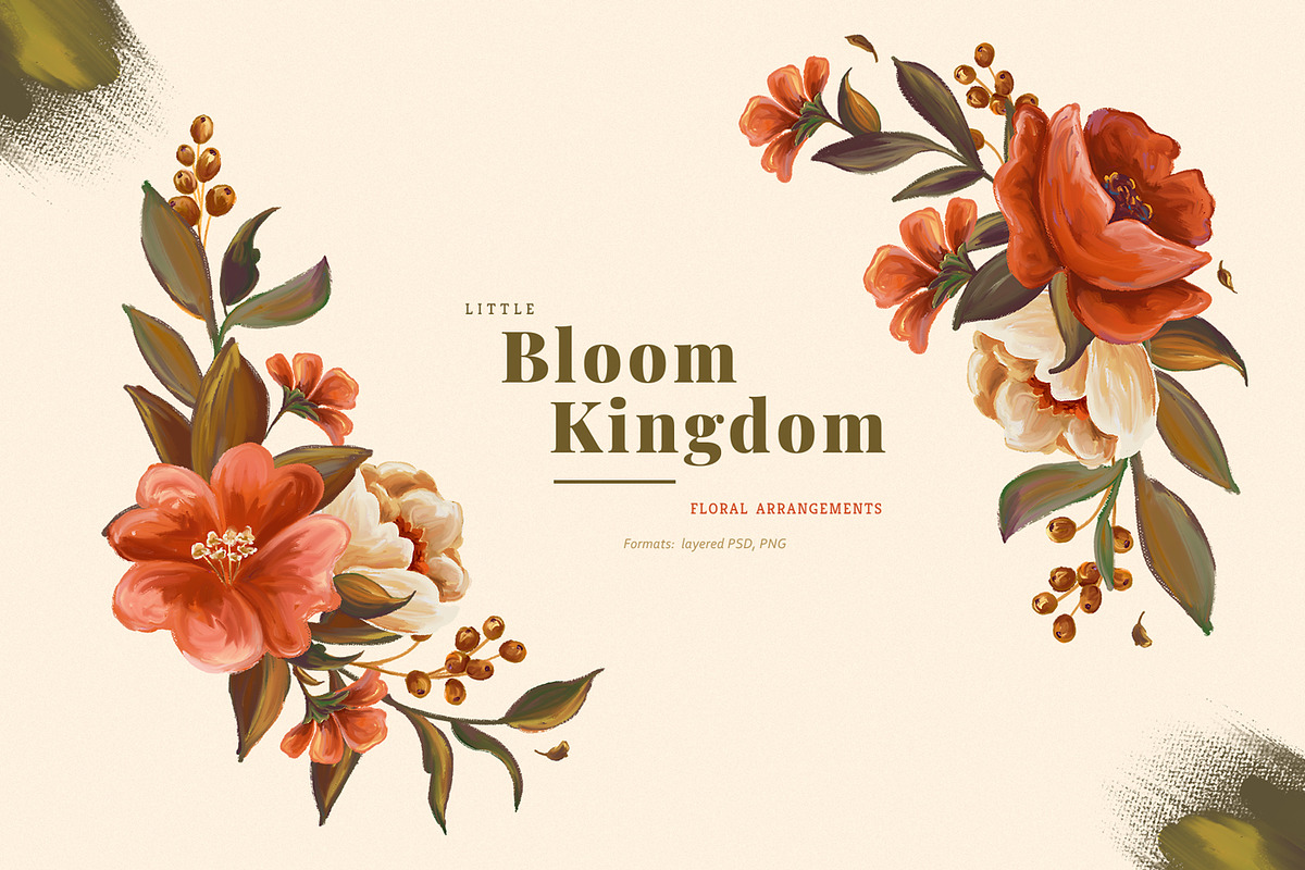 Vintage Tins & Flowers Graphic Set, a Texture Illustration by Yeticrab (Photo 8 of 12)