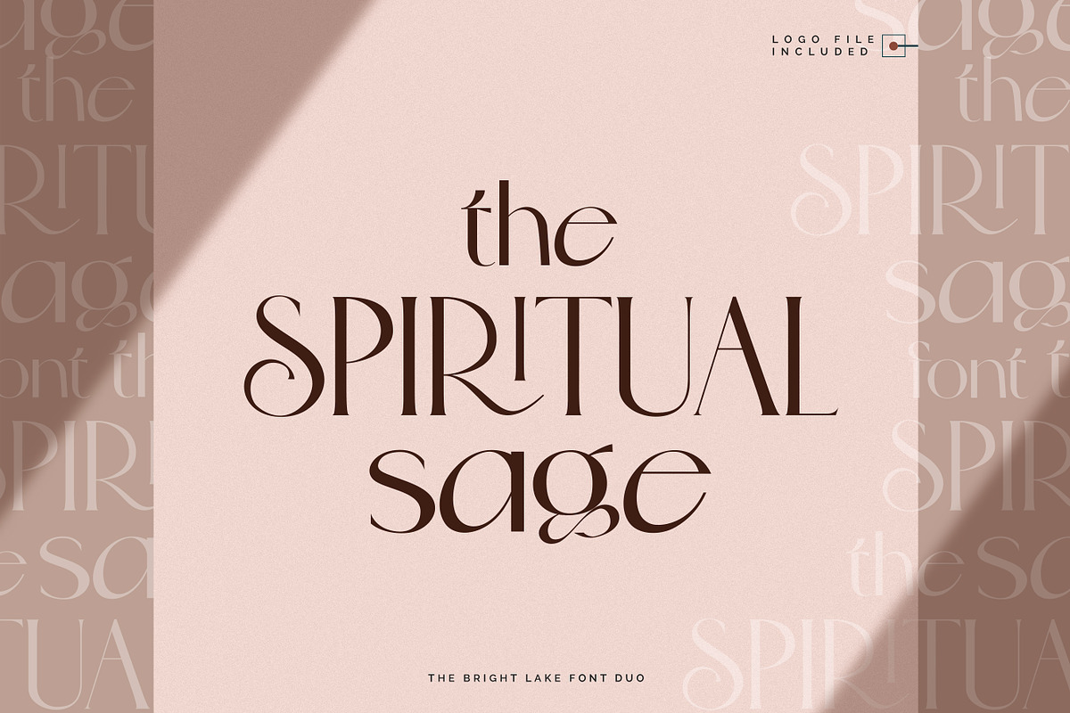 The Bright Lake Font Duo + Logos, a Serif Font by SNIPESCIENTIST (Photo 16 of 31)