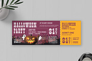 Halloween Event Ticket Design, a Card Template by MightyDesign (Thumbnail 1 of 6)